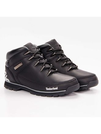 Timberland Mens Euro Sprint Mid Hiker Boots - Black Nubuck - Size UK 8.5