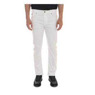 HUGO BOSS Jeans, Heren, Wit, W40, Denim, H-Delaware RMW 5 pocket denim Jeans