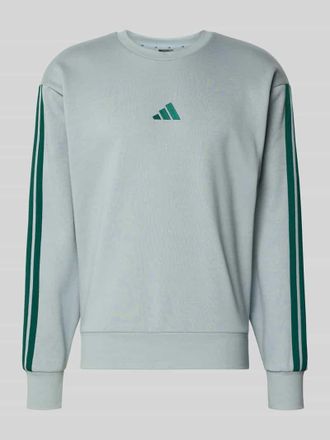 adidas Sweatshirt mit Rundhalsausschnitt und Logo in Mint, Gr&ouml;&szlig;e XXL