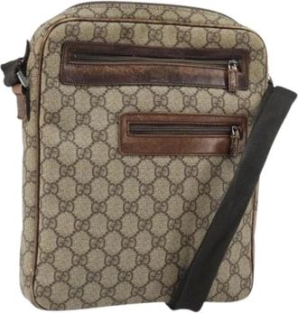 Gucci Pre-owned Cross Body Bags, female, Beige, Size: ONE SIZE Pre-owned Cross Body Bag