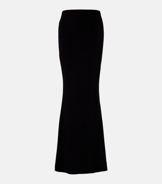 Norma Kamali Falda larga Obie de jersey