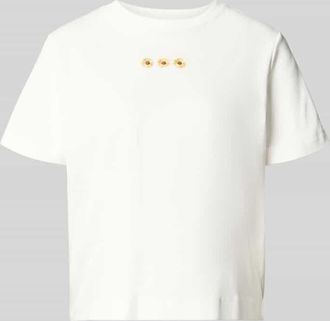 Vero Moda Regular Fit T-Shirt aus reiner Baumwolle Modell SARA in Offwhite, Gr&ouml;&szlig;e XL