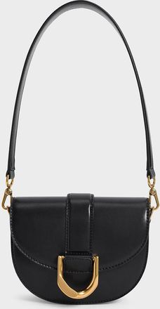 Charles & Keith Mini Gabine Saddle Bag