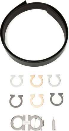 Ferragamo Cintura reversibile in pelle - Nero