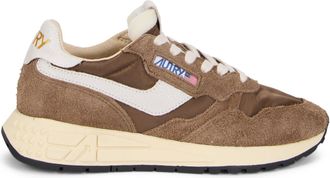 Autry Suede and Nylon Sneakers - Brown