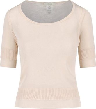 Christophe Lemaire T-Shirt In Viscosa E Seta