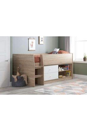 Birlea Leyton Cabin Bed in Light Brown | Size: Single