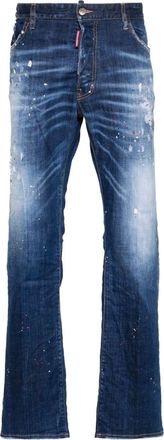 Dsquared2 Plantation slim-fit jeans - men - Cotton/Cotton/Polyester/Elastane - 48 - Blue