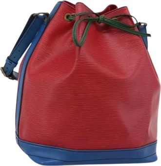 Louis Vuitton Pre-owned No&eacute; Bucket Bag - Dames - Vintage Tas - Rood - ONE Size - Leer - Vintage