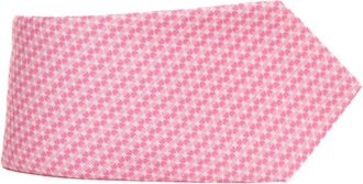 Kiton Fantasy Zijden Stropdas met 7 Folds - Heren - Stropdassen - Roze - ONE Size - Accessoires