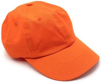 Affix Orange Cotton Logo Baseball Cap