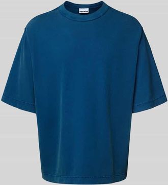 Review Boxy Fit T-Shirt mit Rundhalsausschnitt in Dunkelblau, Gr&ouml;&szlig;e XXL