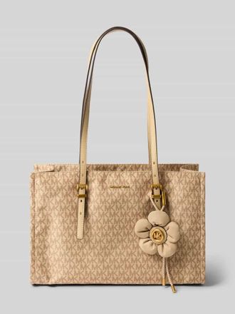 Michael Kors Handtasche mit Logo-Muster Modell ZADIE in Offwhite, Gr&ouml;&szlig;e 1