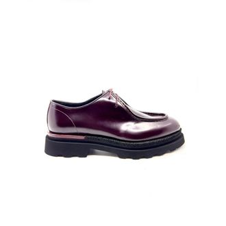 Franceschetti Platform Derby - Heren - Veterschoenen - Paars - 39 1/2 EU - Leer - Schoenen