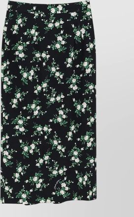 Dolce & Gabbana silk midi skirt high waist floral print