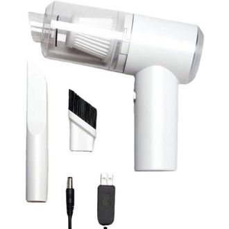 OEM Mini Aspiradora Inal&aacute;mbrica Recargable Para Coche, 120 W, 6000 Pa, Con Luz Led Para Coche, Teclado, Mascotas, Escritorio De Ordenador -crezuo