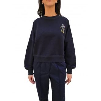 Essentiel Dames, Sweatshirts & Hoodies, Blauw, Maat: S