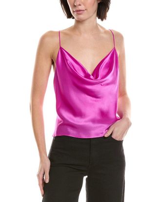 L'agence Lagence Calista Cowl Neck Silk Cami