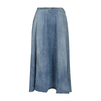 Diesel Full Skirt - female - Diesel - Denim Skirts - Blue - W26 - Skirts