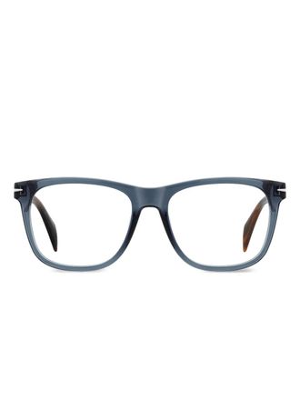 Eyewear by David Beckham square-frame glasses - men - Acetate - 52 - Blue
