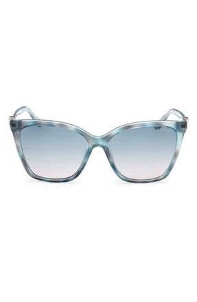 Guess Square Sunglasses in Blue/Other /Gradient Blue at Nordstrom Rack