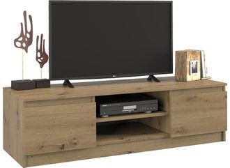 OEM Mueble De Tv Moderno De 120 Cm, Roble Artesanal - Mueble Para Tv, Sala De Estar, Dormitorio