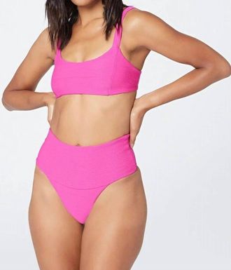 L*Space Jess Bikini Top In Bougainvillea