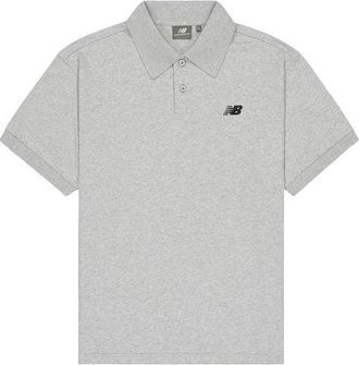 New Balance Cotton Polo Shirt Asia Sizing Grey NFE21011-MGR