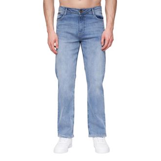 Henleys Heren Breeze Rechte Jeans (Lichte wasbeurt)