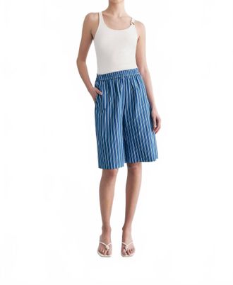 Viktoria & Woods Judge Short In Atlantic Stripe