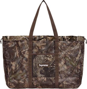 SUPREME Mesh Tote Bag SS25 TrueTimber Kanati Camo SS25B29-TRUETIMBER-KANATI-CAMO