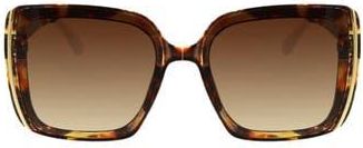 BCBGeneration 61mm Oversize Square Sunglasses in Shiny Tortoise at Nordstrom Rack