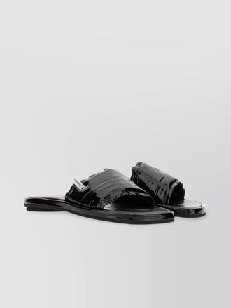Premiata leather slide sandals