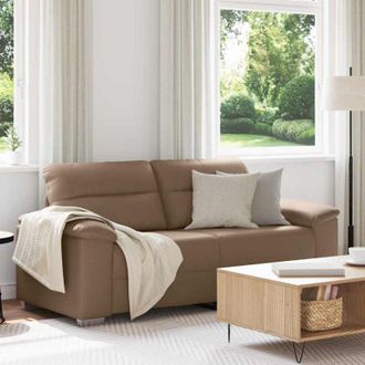 vidaXL Divano a 2 Posti Cappuccino 140 cm in Similpelle Vidaxl