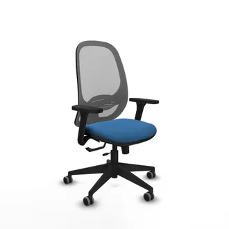 Piqueras y Crespo Sedia Ergonomica Piqueras Y Crespo Nero Bracci Regolabili Supporto Lombare
