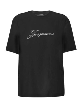 Jacquemus T-shirt met Jacquemus-logo