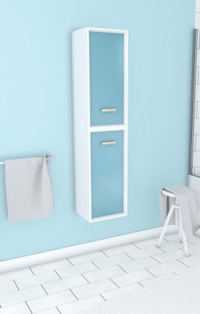 Aurlane Aurlane - Colonna Da Bagno Scandinava Appeso Bianco - H150xp25xl35cm - Nordik Vatten