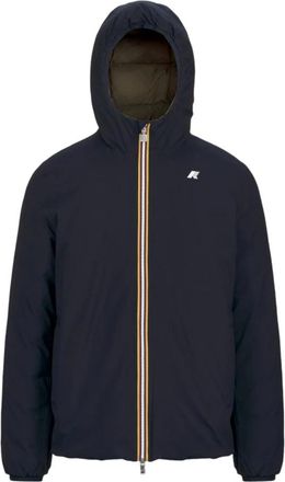 K-Way Winterjas - Heren - Winterjassen - Blauw - 2XL - Leer - Jassen