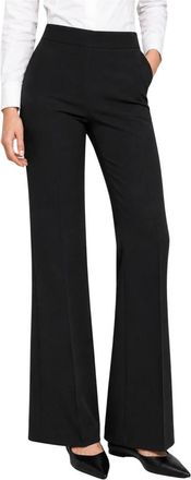 Kocca Broeken, Dames, Zwart, M, Gecorsetteerde pantalon met hoge taille en zijzakken