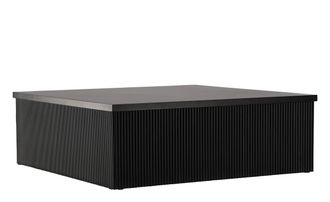 VE DESIGN Design Couchtisch Lenox 90 x 90 cm, Schwarz