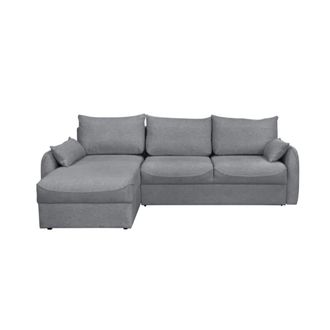 Calicosy Sof&aacute; esquinero de 3 plazas convertible l260 cm - Gris