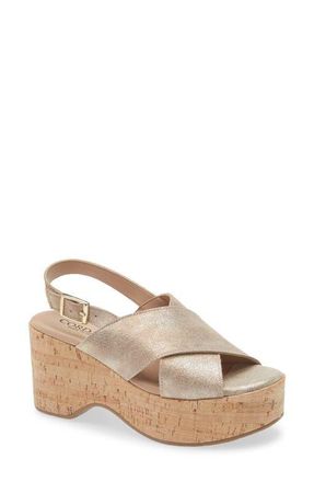 Cordani Jovi Slingback Platform Sandal in Granito Corda at Nordstrom, Size 5.5Us