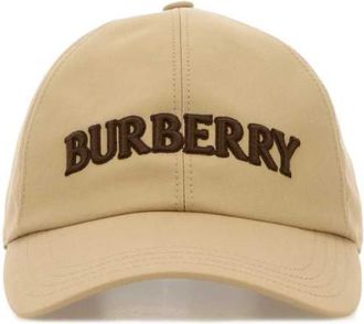 Burberry Beige Logo Baseball Hat