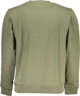 Napapijri Logo-Print Cotton Sweatshirt - Green