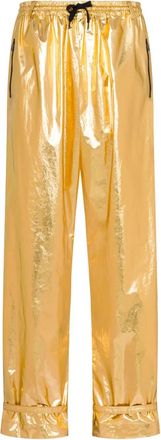 Moschino zip-detail trousers - Goud