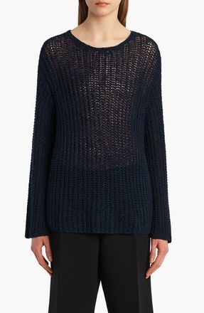 Khaite Elowen Sweater in Navy at Nordstrom, Size X-Small