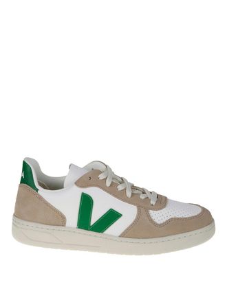 Veja V-10 sneakers in leather with suede details