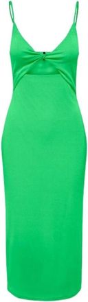 Only Zomer Groene One-Shoulder Jurk - Dames - Casual kleedjes - Groen - M - Kleedjes