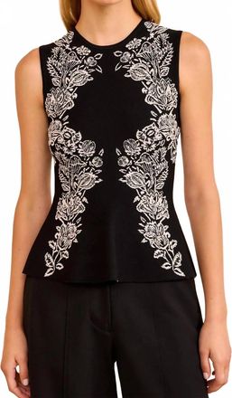 Ulla Johnson Vanna Jacquard Tank In Black