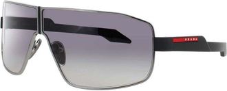 Prada Mens Grey Rectangular Sunglasses PS54YS5AV09U
